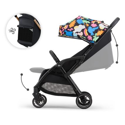 KINDERKRAFT - Детска количка APINO цветен