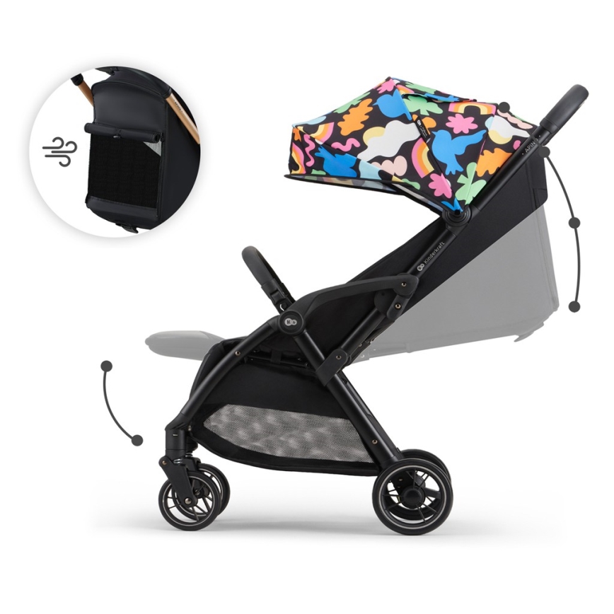 KINDERKRAFT - Детска количка APINO цветен