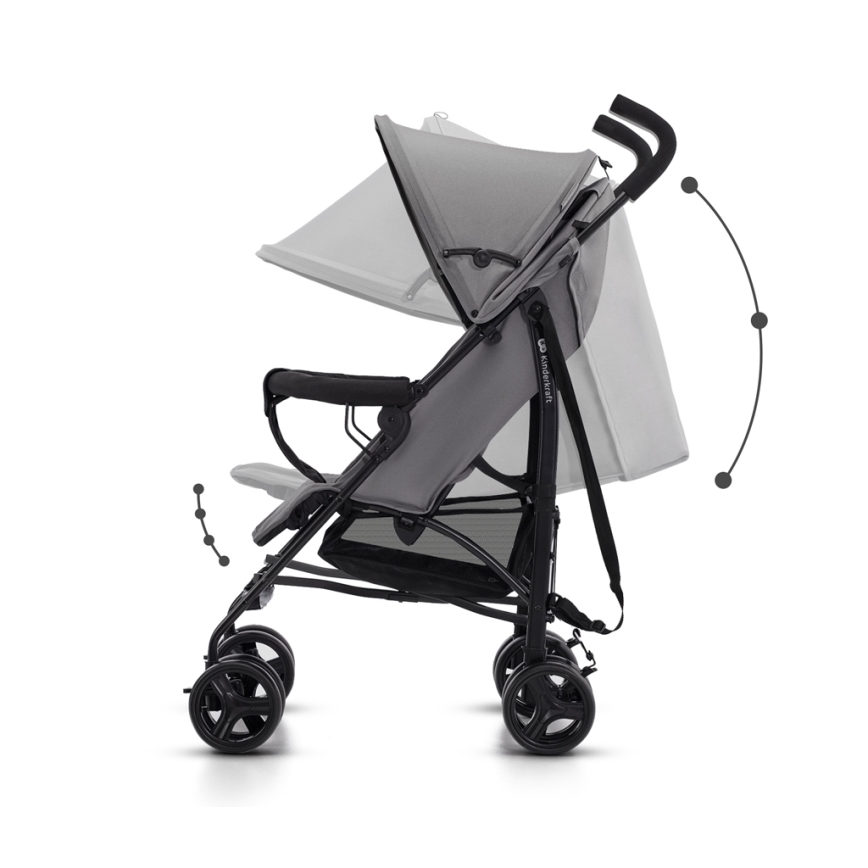 KINDERKRAFT - Детска количка TIK Stone сив