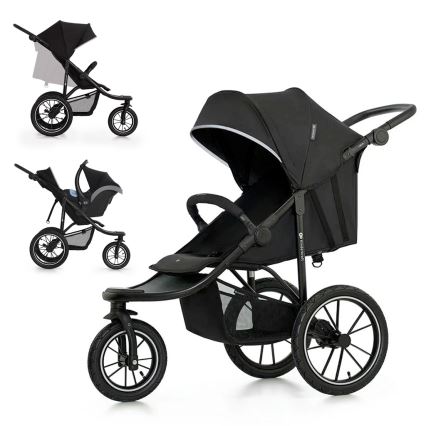 KINDERKRAFT - Детска количка HELSI2 черен