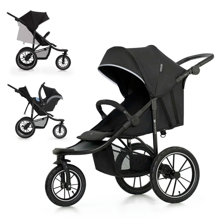 KINDERKRAFT - Детска количка HELSI2 черен