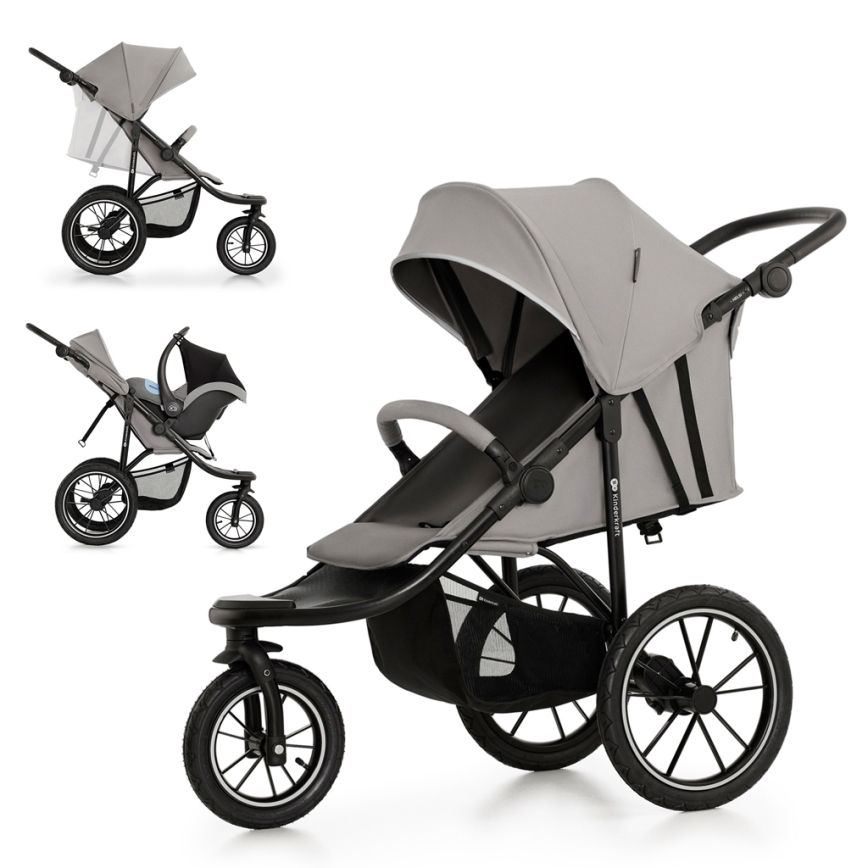 KINDERKRAFT - Детска количка HELSI2 сив