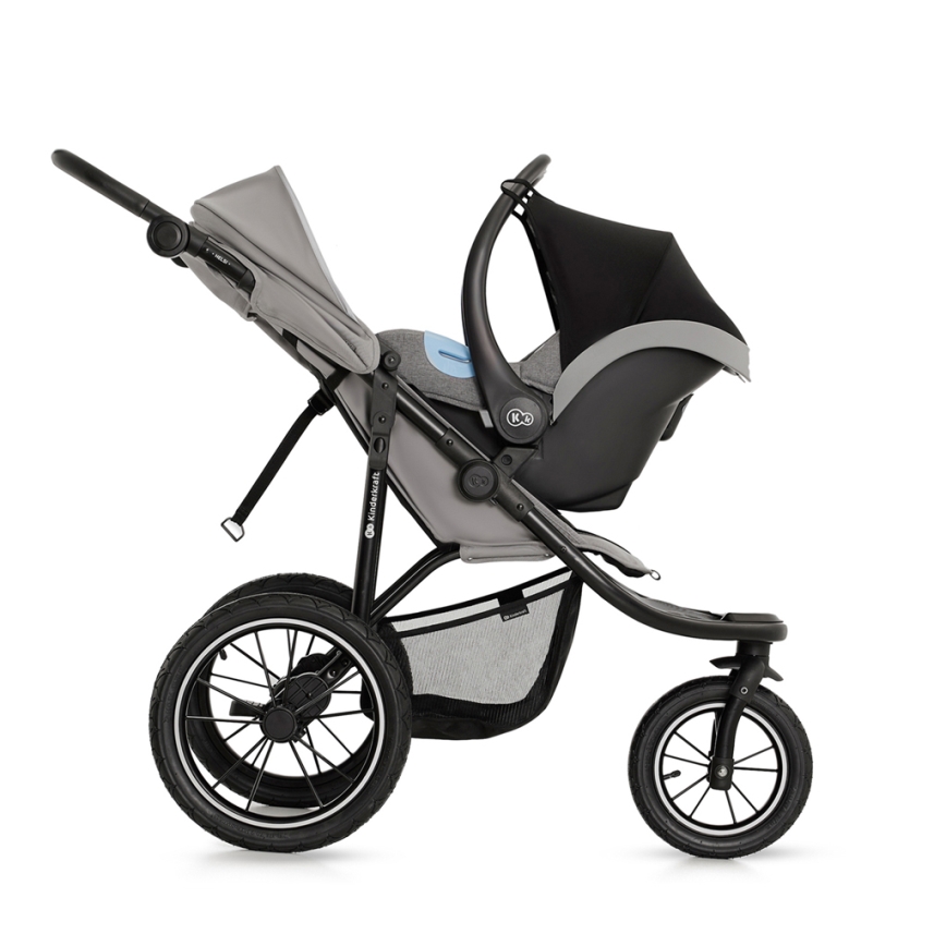 KINDERKRAFT - Детска количка HELSI2 сив