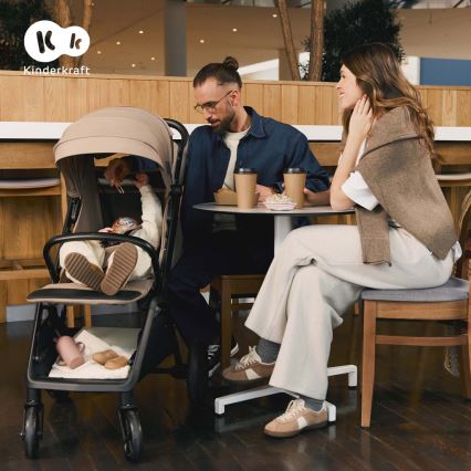KINDERKRAFT - Детска количка LOOM бежов