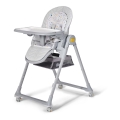 KINDERKRAFT - Детско столче за хранене 2в1 LASTREE сив
