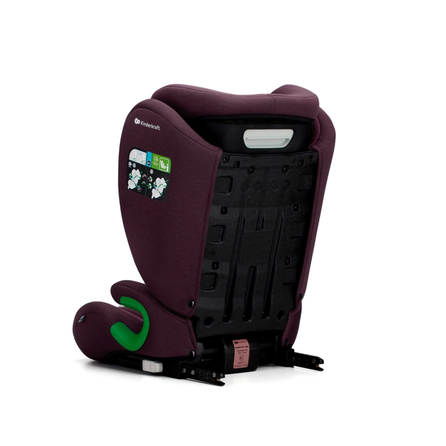 KINDERKRAFT - Детска седалка JUNIOR FIX 2 (100-150 см) Cherry pearl