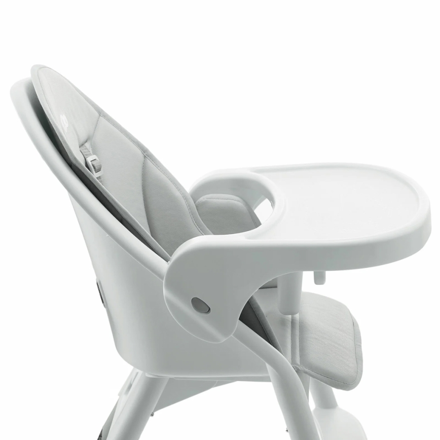 KINDERKRAFT - Детско столче за хранене 2в1 DINNLY сив