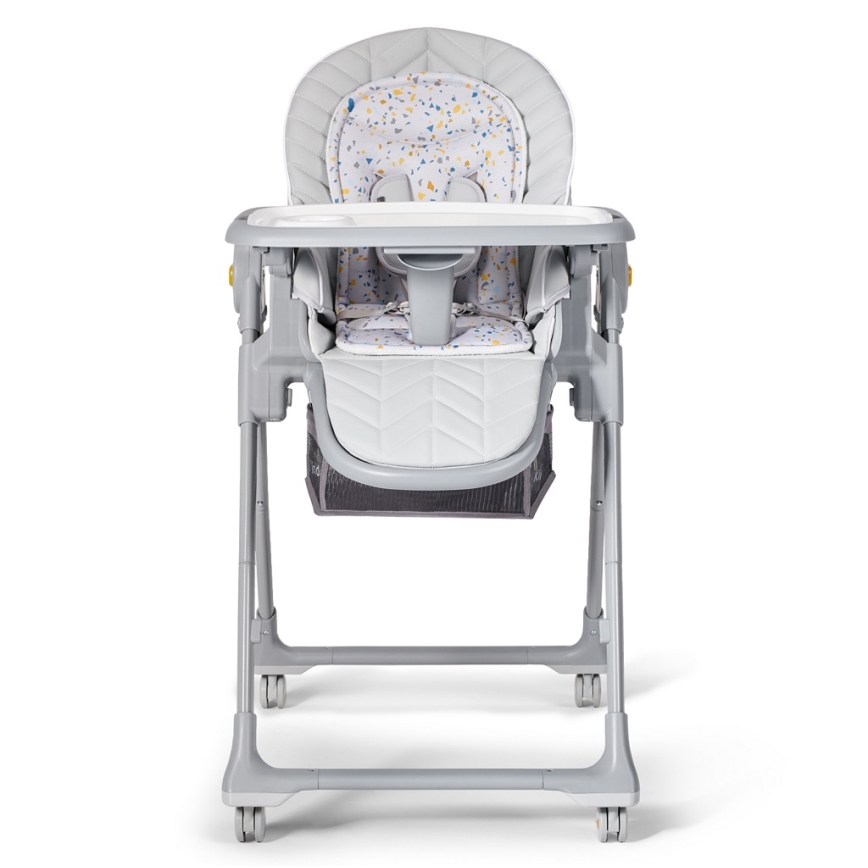 KINDERKRAFT - Детско столче за хранене 2в1 LASTREE сив