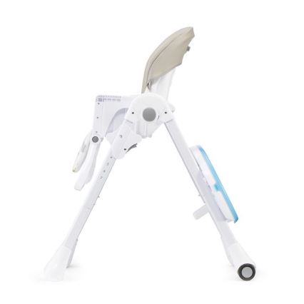 KINDERKRAFT - Детско столче за хранене YUMMY бежово/бяло