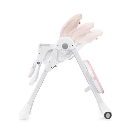 KINDERKRAFT - Детско столче за хранене YUMMY розово/бяло