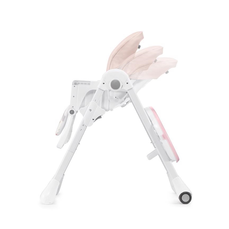 KINDERKRAFT - Детско столче за хранене YUMMY розово/бяло