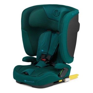 KINDERKRAFT - Детско столче за кола FIX2GO i-Size 76-150 cm тюркоазено