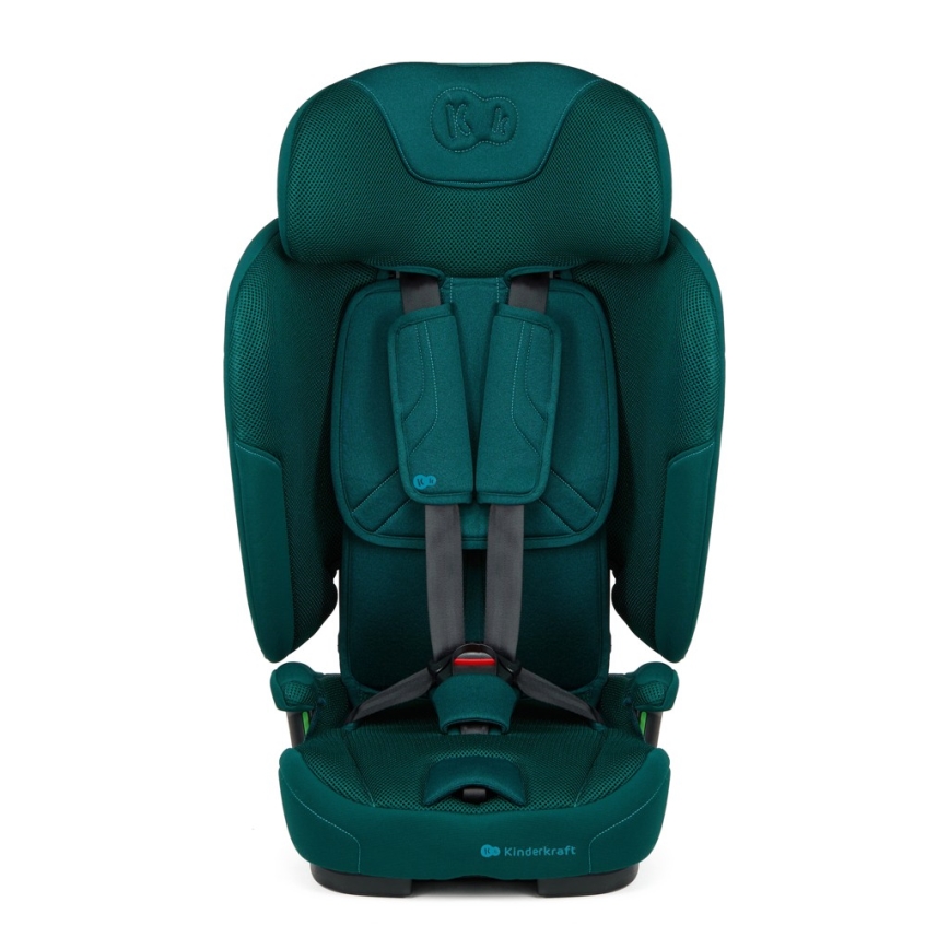 KINDERKRAFT - Детско столче за кола FIX2GO i-Size 76-150 cm тюркоазено
