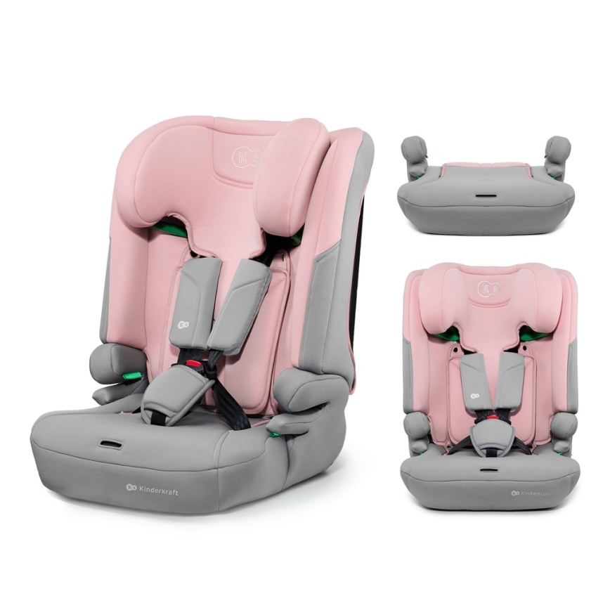KINDERKRAFT - Детско столче за кола I-COMFY i-Size 76-150 см розово