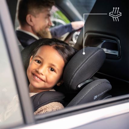 KINDERKRAFT - Детско столче за кола I-GUARD PRO i-Size 61-105 см черно