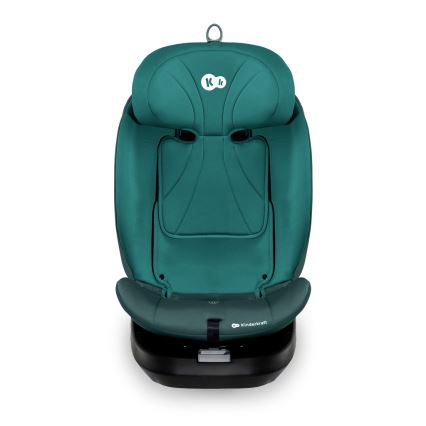 KINDERKRAFT - Детско столче за кола с въртяща се основа I-GROW i-Size 40-150 см тюркоазено