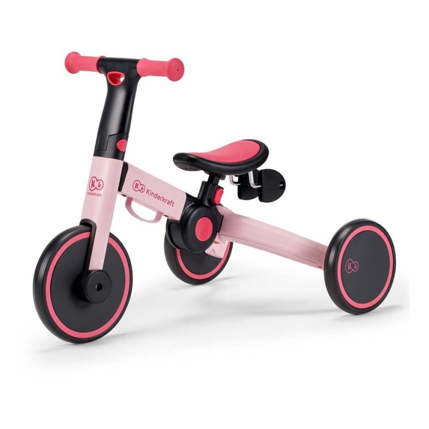 KINDERKRAFT - Детско колело за бутане 3в1 4TRIKE розов