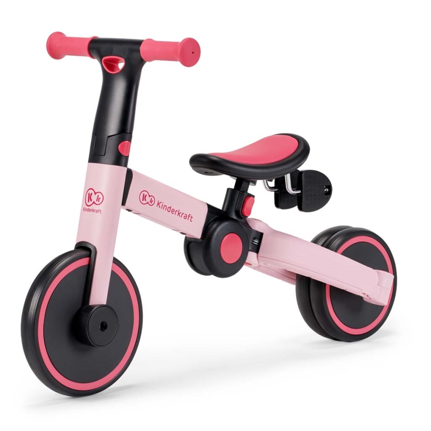 KINDERKRAFT - Детско колело за бутане 3в1 4TRIKE розов