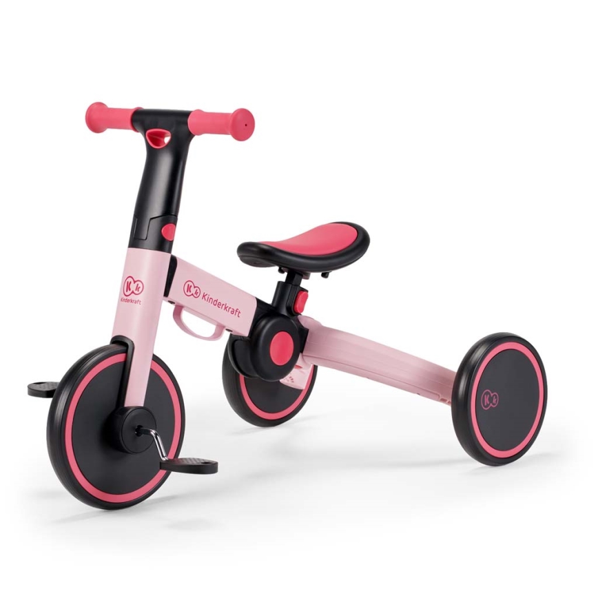 KINDERKRAFT - Детско колело за бутане 3в1 4TRIKE розов