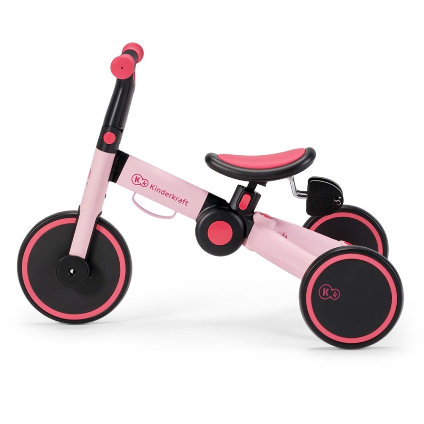 KINDERKRAFT - Детско колело за бутане 3в1 4TRIKE розов
