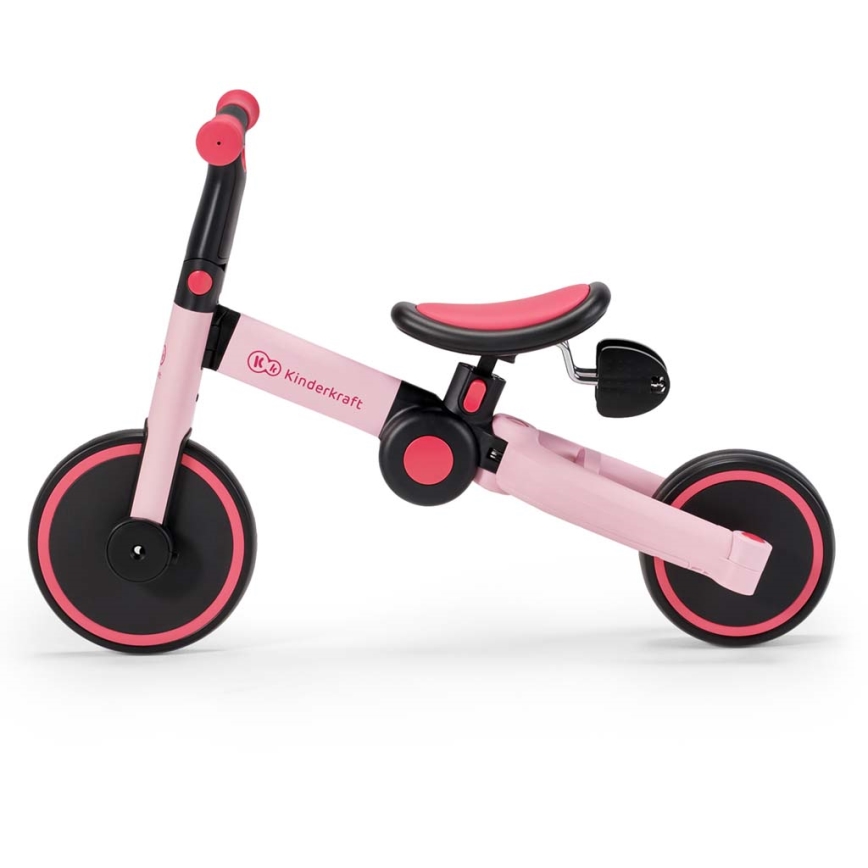 KINDERKRAFT - Детско колело за бутане 3в1 4TRIKE розов