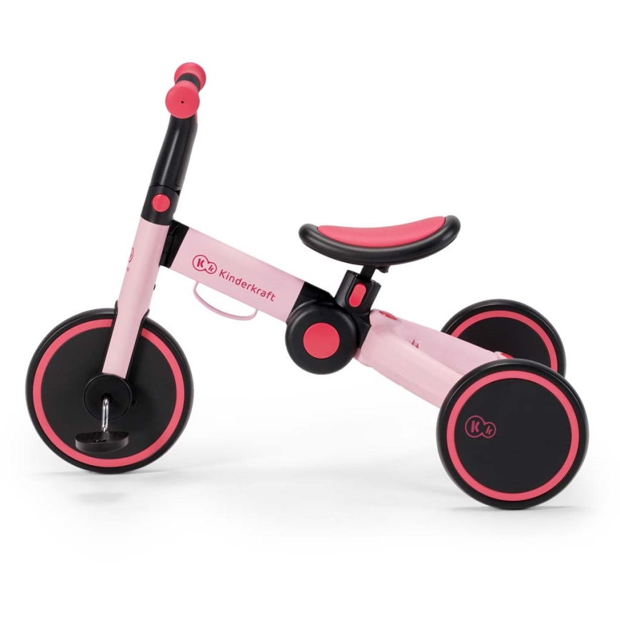 KINDERKRAFT - Детско колело за бутане 3в1 4TRIKE розов