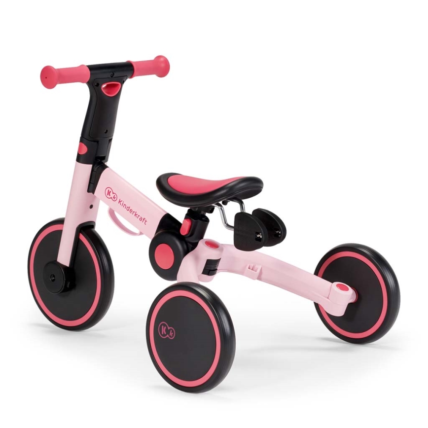 KINDERKRAFT - Детско колело за бутане 3в1 4TRIKE розов