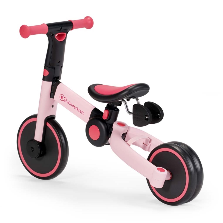 KINDERKRAFT - Детско колело за бутане 3в1 4TRIKE розов