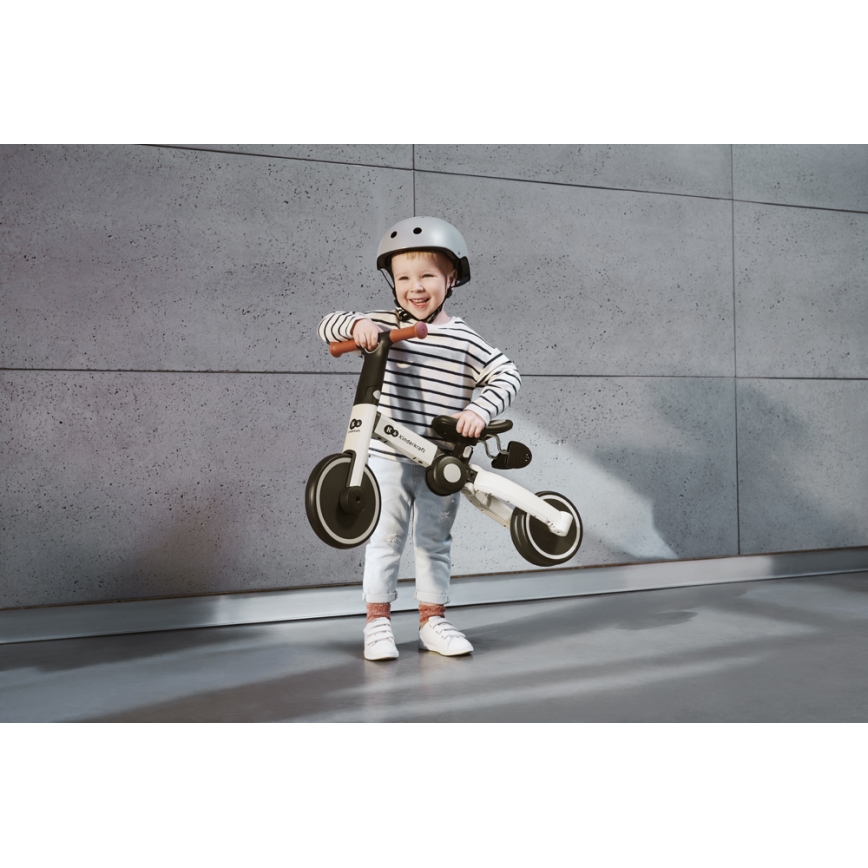 KINDERKRAFT - Детско колело за бутане 3в1 4TRIKE сив
