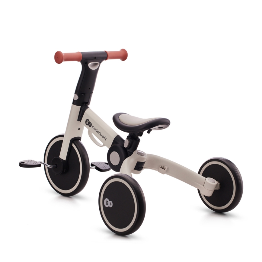 KINDERKRAFT - Детско колело за бутане 3в1 4TRIKE сив