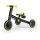 KINDERKRAFT - Детско колело за бутане 3в1 4TRIKE жълт/черен