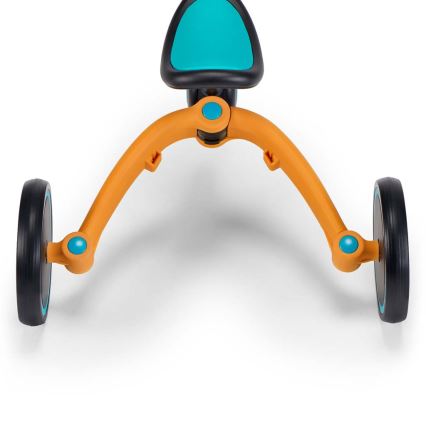KINDERKRAFT - Детско колело за бутане 3в1 4TRIKE жълт/тюркоаз
