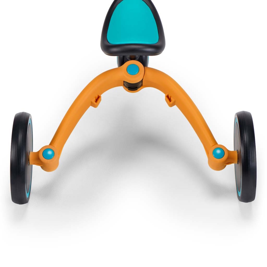KINDERKRAFT - Детско колело за бутане 3в1 4TRIKE жълт/тюркоаз