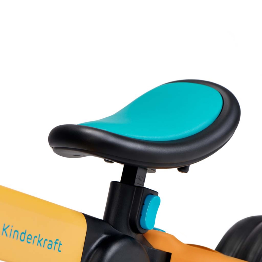 KINDERKRAFT - Детско колело за бутане 3в1 4TRIKE жълт/тюркоаз