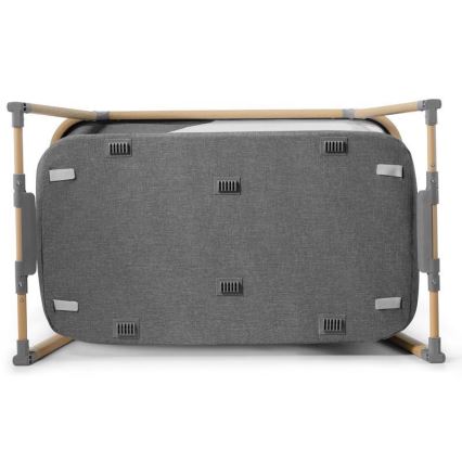 KINDERKRAFT - Детско креватче за пътуване 4в1 SOFI сив