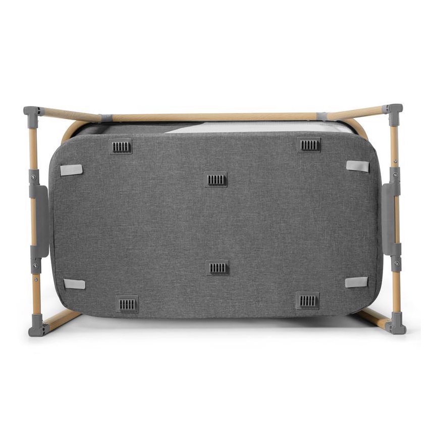 KINDERKRAFT - Детско креватче за пътуване 4в1 SOFI сив