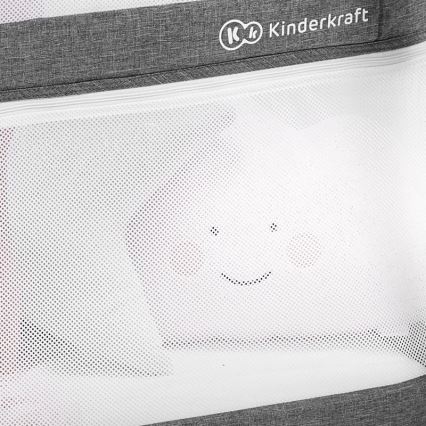 KINDERKRAFT - Детско креватче за пътуване 4в1 SOFI сив