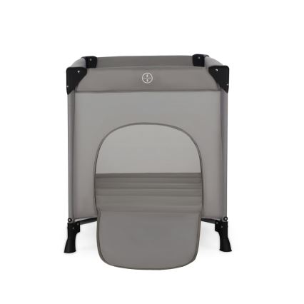 KINDERKRAFT - Детско креватче за пътуване Baby Tiger VIKI сив