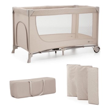 KINDERKRAFT - Детско креватче за пътуване JOY 2 бежов