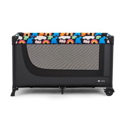 KINDERKRAFT - Детско креватче за пътуване JOY 2 Happy shapes