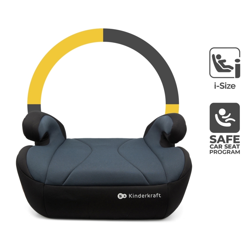 KINDERKRAFT - Подсилваща седалка за кола I-BOOST i-Size 135-150 см черен