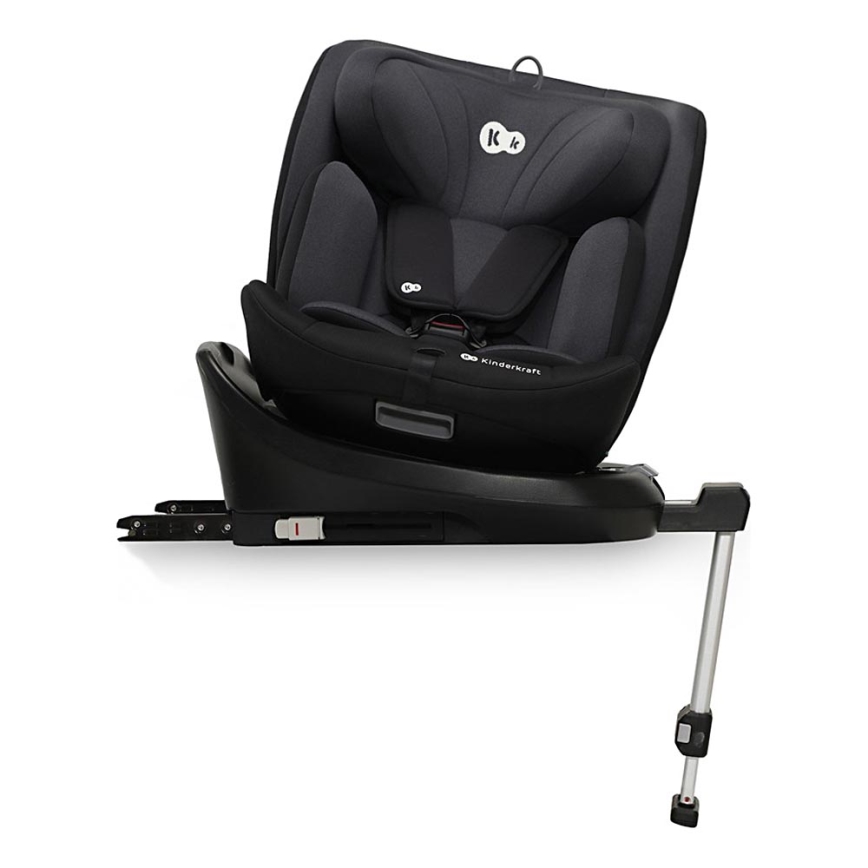 KINDERKRAFT - Седалка за кола I-360 i-Size (40-150 см) черен