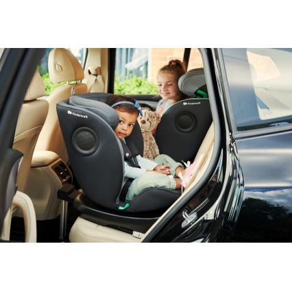 KINDERKRAFT - Седалка за кола I-360 i-Size (40-150 см) черен