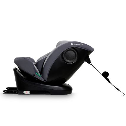 KINDERKRAFT - Седалка за кола I-GROW i-Size (40-150 см) сив