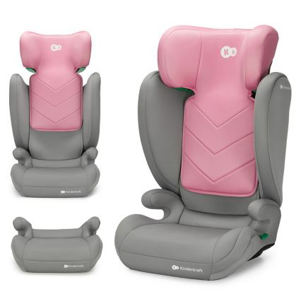 KINDERKRAFT - Седалка за кола I-SPARK i-Размер (100-150 см) розов
