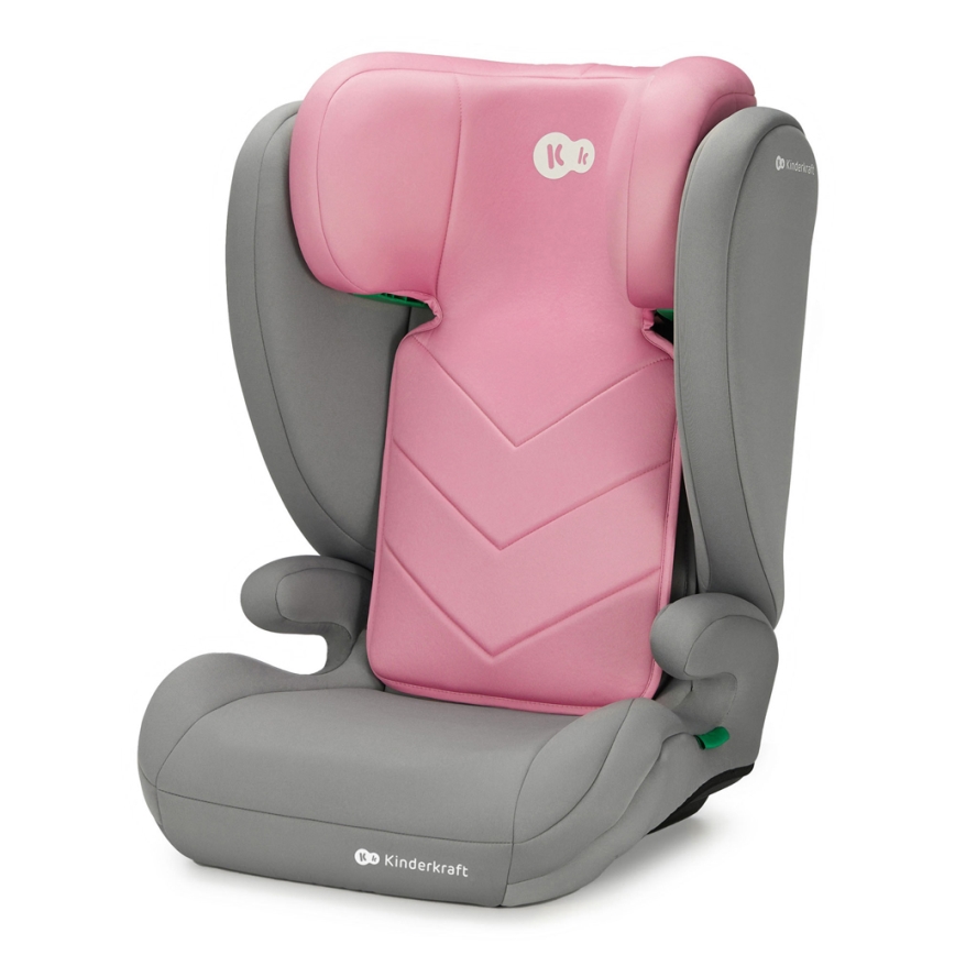 KINDERKRAFT - Седалка за кола I-SPARK i-Размер (100-150 см) розов