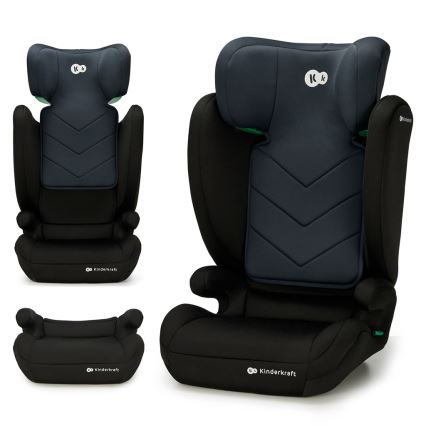 KINDERKRAFT - Седалка за кола I-SPARK i-Size (100-150 см) черен
