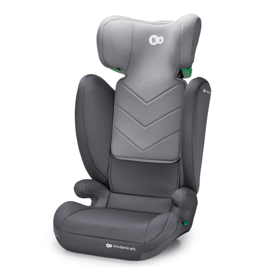 KINDERKRAFT - Седалка за кола I-SPARK i-Size (100-150 см) сив