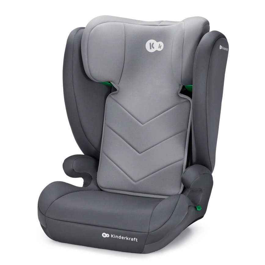 KINDERKRAFT - Седалка за кола I-SPARK i-Size (100-150 см) сив