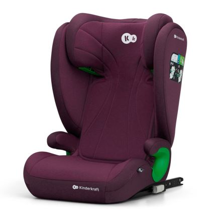 KINDERKRAFT - Седалка за кола JUNIOR FIX 2 (100-150 см) Cherry pearl